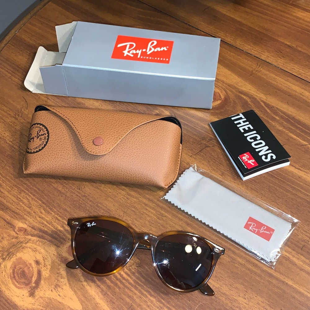RAY BAN SUNGLASSES TORTOISE BROWN RB4305